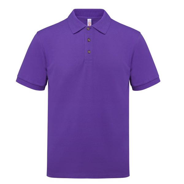 Honeycomb Short Sleeve CVC Polo Shirt - Image 3