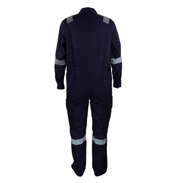 Cotton Coverall with Reflective Tape - Image 3