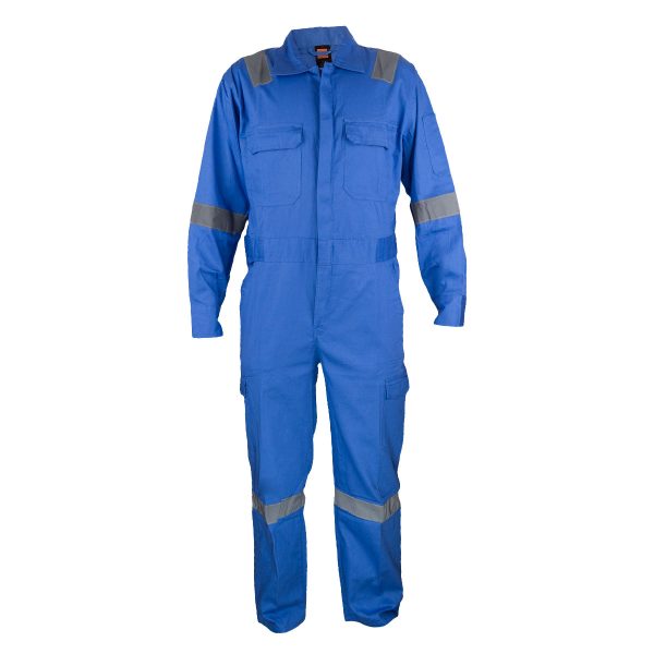 Cotton Coverall with Reflective Tape - Image 2