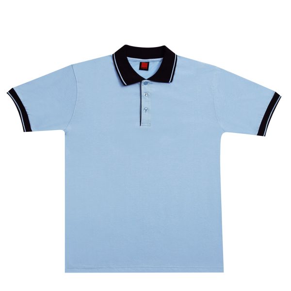 TC Short Sleeve Tipped Collar and Cuff - Image 3