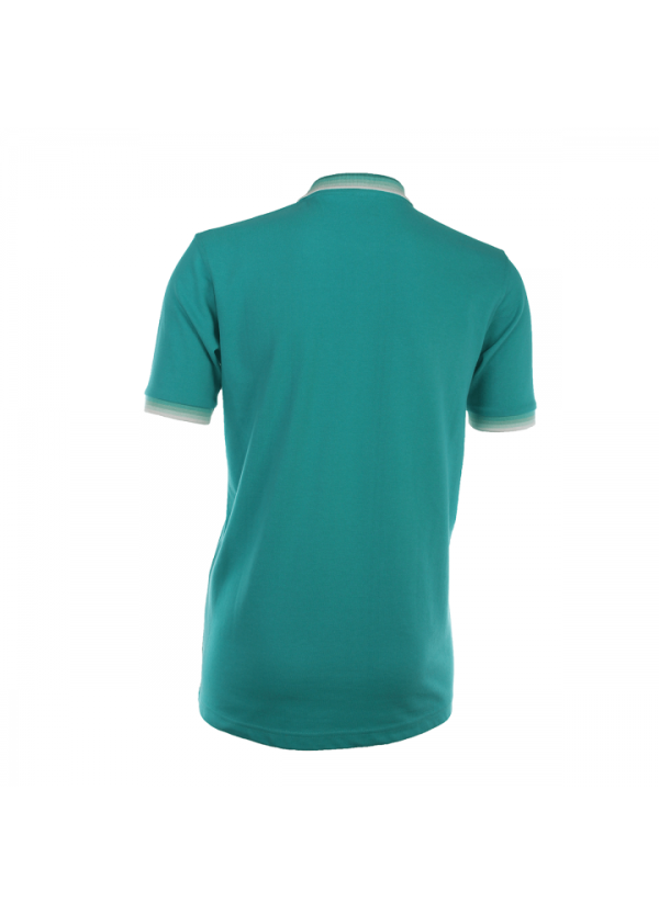 CVC Honeycomb Tipped Collar & Cuff Polo shirt - Image 2