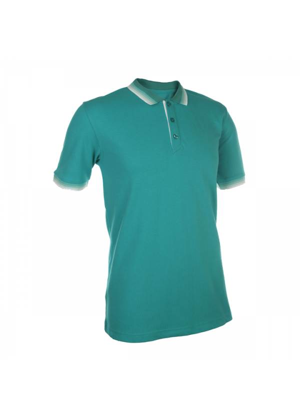 CVC Honeycomb Tipped Collar & Cuff Polo shirt