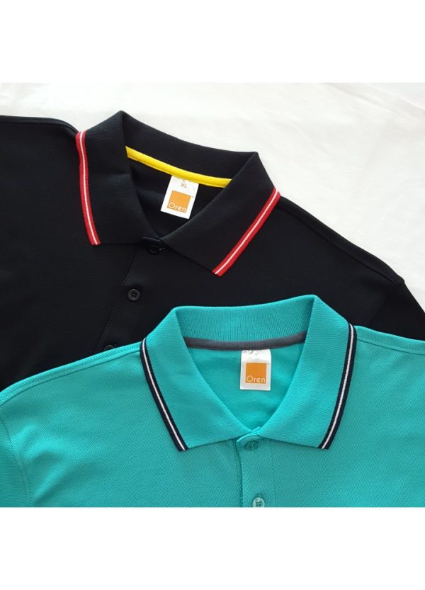 Collar Short Sleeve T-shirt - Quick dry - Image 5
