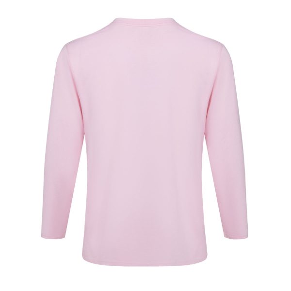 Comfy Cotton Long Sleeve Basic Tee - Image 2
