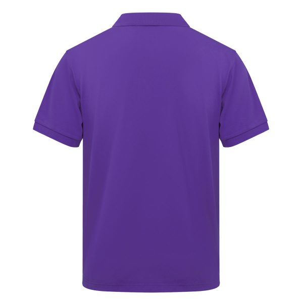 Honeycomb Short Sleeve CVC Polo Shirt - Image 4