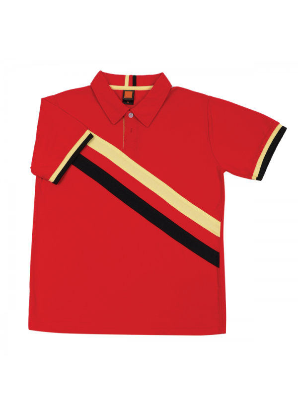 CVC Honeycomb Cut & Sew Polo Shirt - Image 6