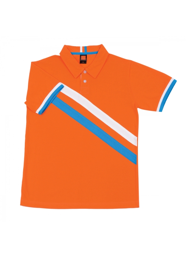 CVC Honeycomb Cut & Sew Polo Shirt - Image 2