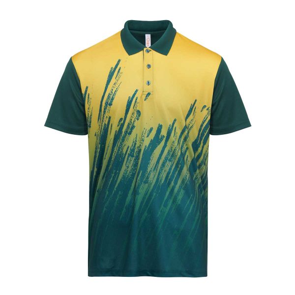 Quick Dry Short Sleeve Sublimation Polo