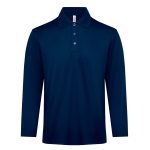 Quick Dry Long Sleeve CVC Basic Polo