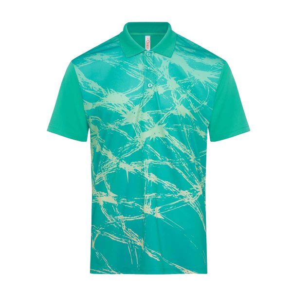 Quick Dry Short Sleeve Sublimation Polo
