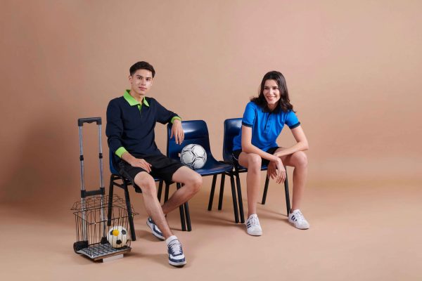 TC Long Sleeve with Ribbed Polo Shirt - Image 3