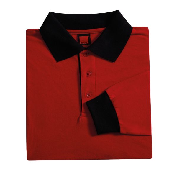 TC Long Sleeve with Ribbed Polo Shirt