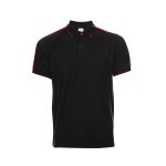 Honeycomb CVC Polo Shirt Tipped Collar and Cuff
